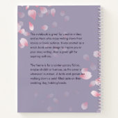 Bruiloft Dag Fictie Boek Hoesje Notitieboek (Achterkant)