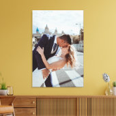 Bruiloft Dag Gepersonaliseerde foto Canvas Print (Insitu (Woonkamer))