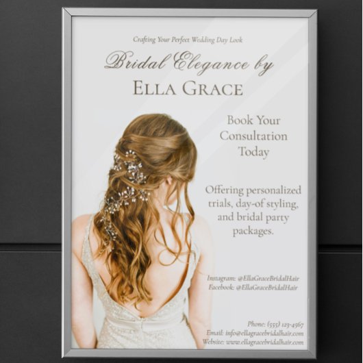 Bruiloft Dag Haar Artistry Poster