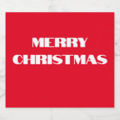 Bruiloft dag label sparkling wijnetiket (Enkel label)