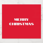 Bruiloft dag label sparkling wijnetiket (Enkel label)