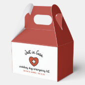 Bruiloft Dag Nood Overlevingsuitrusting Bruids Par Bedankdoosjes (Voorkant)