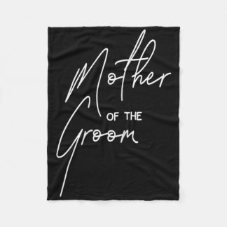 Bruiloft Dag Shower Voor Moeder Bruidegom Feest Mo Fleece Deken