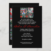 Bruiloft - Dag van de Doden - Mexicaanse vrouw & k Kaart (Voorkant / Achterkant)