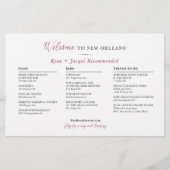 Bruiloft Dag Welkomstkaart - CUSTOM voor Jacqui (Voorkant)