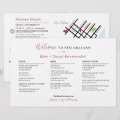 Bruiloft Dag Welkomstkaart - CUSTOM voor Jacqui (Voorkant / Achterkant)