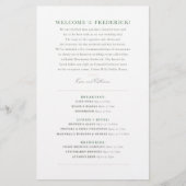 Bruiloft Dag Welkomstkaart - CUSTOM voor Katherine (Voorkant)