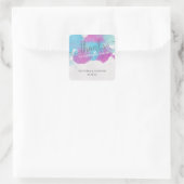 Bruiloft Dank Je Favor Stickers met Levendige Drom (Tas)