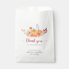 Bruiloft Dank Je Script voor Herfst Bruidsfeest me Bedankzakje