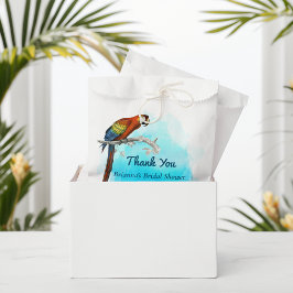Bruiloft Dank Je Van Vintage Papegaai Bedankzakje