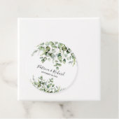 Bruiloft Dank Je voor de groene decoratie Bedankjes Labels (In situ)