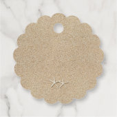 Bruiloft Dank Je voor je komst op het Bruidsuitsta Bedankjes Labels (Achterkant)