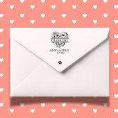 Bruiloft Dank u Foraal Thema Zelfinktende Stempel