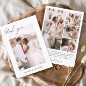 Bruiloft dank u foto minimalistische romantische K