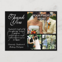  bruiloft dank u kaart 3 Afbeeldingen