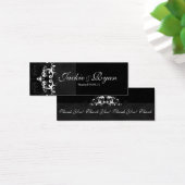 Bruiloft Dank u Kaart Bladwijzer Favor BW (Bureau)