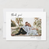 Bruiloft dank u kaart Champagne toren (Voorkant)