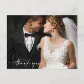 Bruiloft dank u kaart foto (Voorkant)