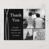  bruiloft dank u kaart foto Afbeeldingen (Voorkant)