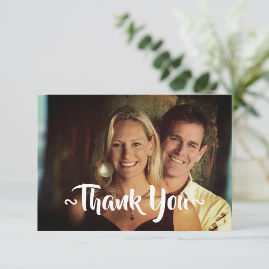  bruiloft dank u kaarten (Staand voorkant)