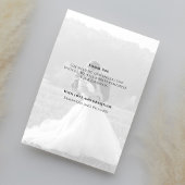 Bruiloft dank u kalligrafie 2 foto bedankkaart