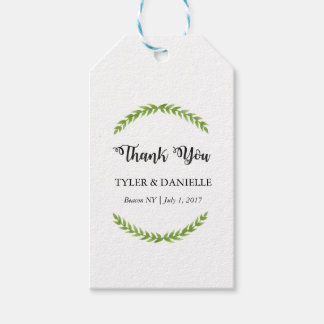 Bruiloft dank u Label Cadeaulabel