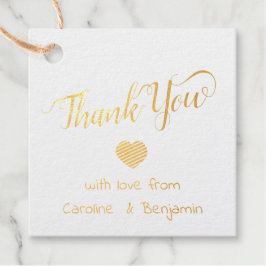 Bruiloft Dank u Liefde Hart Whimsical Bloem Bedankjes Labels