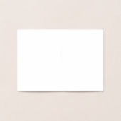 Bruiloft dank u mini (3.5 "x5") Folie Kaart (Binnen)