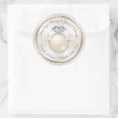 Bruiloft Dank u Stickers voor gunsten, enveloppen. (Tas)