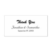 Bruiloft dank u zelf inkt stempels (Design)