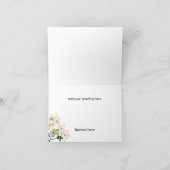 Bruiloft Dankjewel met Rustieke Omheining Bedankkaart (Binnen)