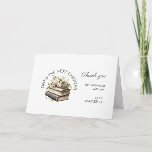 Bruiloft Dankkaart Nieuwe Periode Bedankkaart (Voorkant)