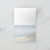 Bruiloft Dankkaartjes aan het Strand Bedankkaart (Binnen)