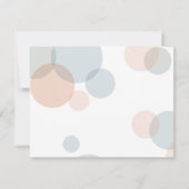 BRUILOFT | De datum opslaan FOTO Confetti Stippen Save The Date (Achterkant)