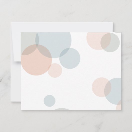 BRUILOFT | De datum opslaan FOTO Confetti Stippen Save The Date (Achterkant)