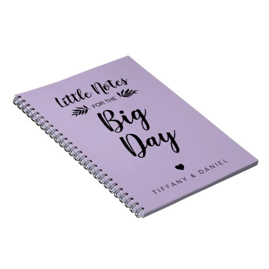 Bruiloft | De kleine Nota Grote Dag | Gepersonalis Notitieboek (Rechterzijde)