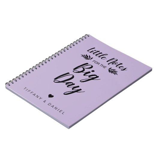 Bruiloft | De kleine Nota Grote Dag | Gepersonalis Notitieboek (Linkerzijde)
