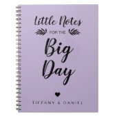 Bruiloft | De kleine Nota Grote Dag | Gepersonalis Notitieboek (Voorkant)