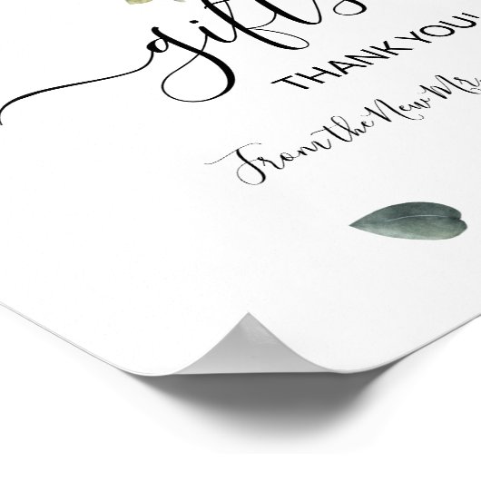 Bruiloft decoratie eucalyptus bord (Hoek)