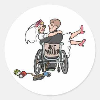 Bruiloft decoraties 13 ronde sticker
