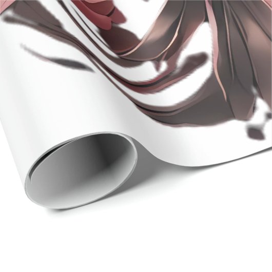 Bruiloft decoratieve kolibrie wrapping papier (Rol Hoek)