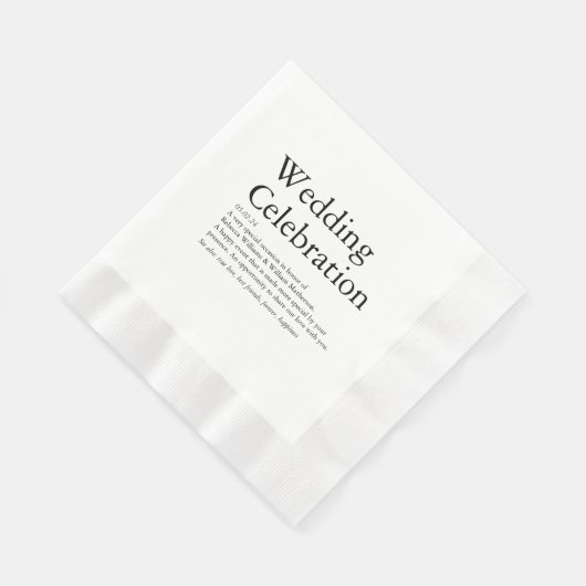 Bruiloft Definitie partij Servet (Hoek)