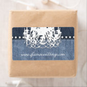 Bruiloft Denim Kroonluchter Label Jeans Sieraden (Insitu)