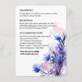 💍Bruiloft DETAILS Korenbloem Reverie Informatiekaartje (Achterkant)