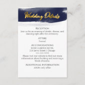 Bruiloft details | RSVP | QR-code behuizing Kaart (Voorkant)