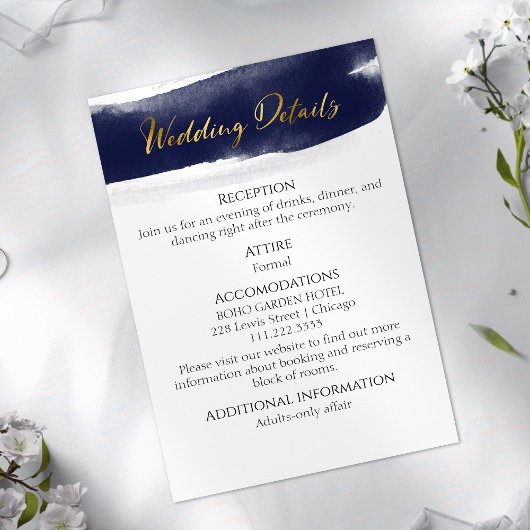 Bruiloft details | RSVP | QR-code behuizing Kaart