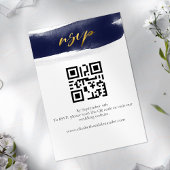 Bruiloft details | RSVP | QR-code behuizing Kaart