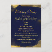 Bruiloft details | RSVP | QR-code behuizing Kaart (Voorkant)