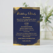 Bruiloft details | RSVP | QR-code behuizing Kaart (Staand voorkant)