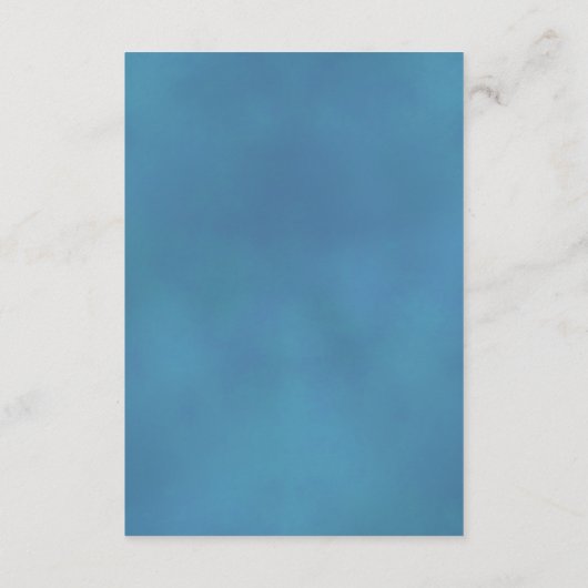 Bruiloft Details Turquoise Blauw Roos QR Code ENCL Informatiekaartje (Achterkant)